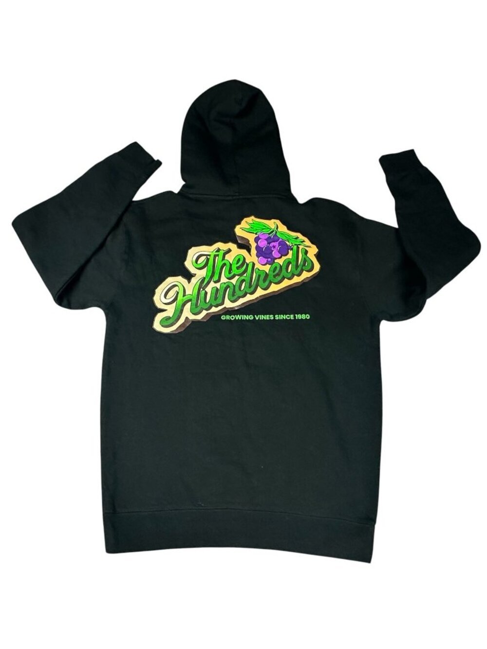 The Hundreds Tour Of Fairfax Hoodie Black Size Medium New